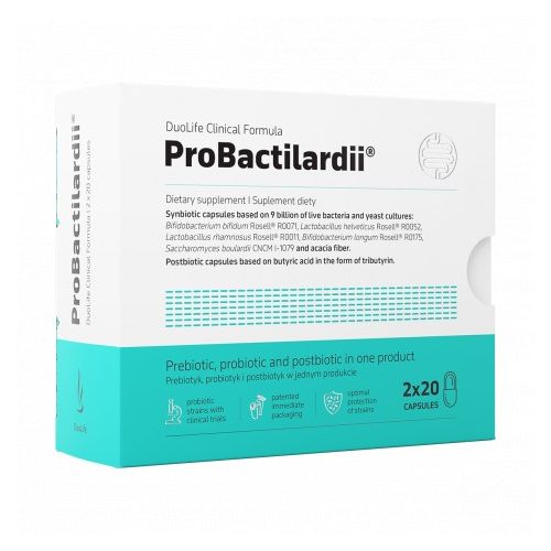 DuoLife Clinical Formula ProBactilardii® 2x20 db étrend-kiegészítő kapszula 