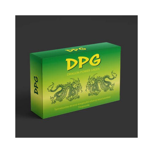 DRAGON POWER GREEN - 3 DB - Potencianövelő kapszula