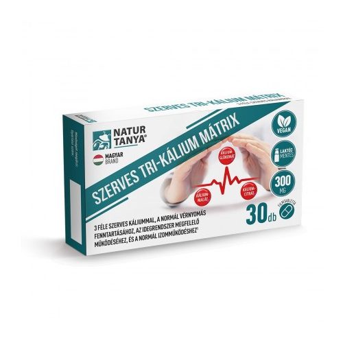 Szerves Tri-Kálium mátrix. 3 féle szerves káliummal Natur Tanya® 