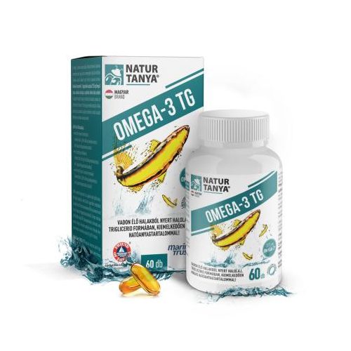 OMEGA-3 TG - Vadvízi halolaj, 3375 mg Omega-3 zsírsav tartalom Natur Tanya® 