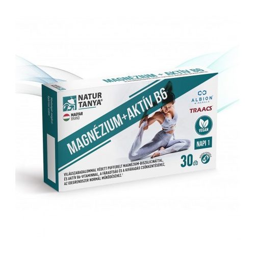 Vegán MAGNÉZIUM + AKTÍV B6 Natur Tanya® 