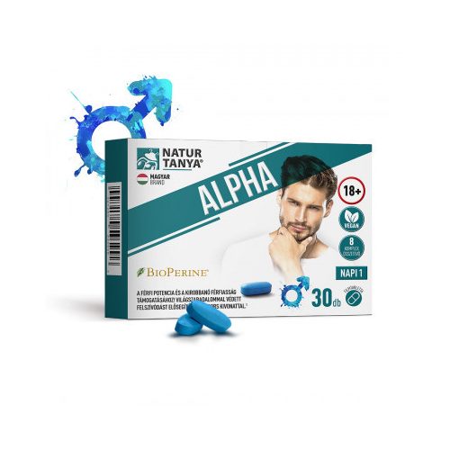 Natur Tanya® ALPHA Férfi Potencia és Vitalitás Tabletta (30 db)