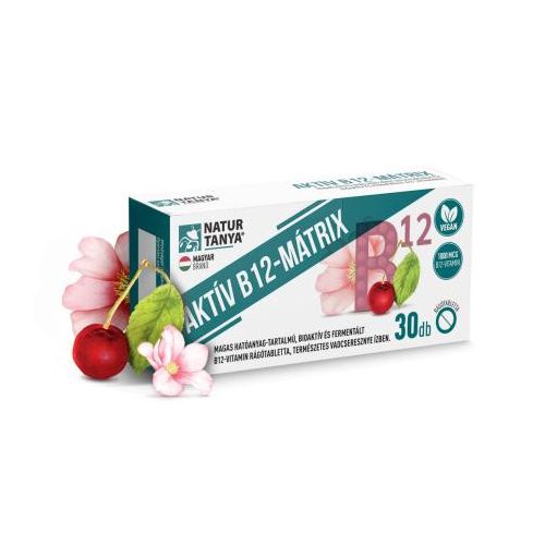 Aktív B12-Mátrix - rágótabletta Natur Tanya® 