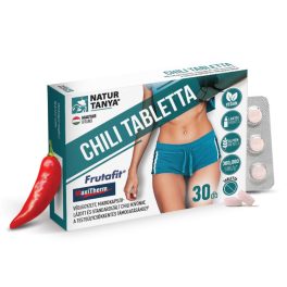   Chili Tabletta – Mikrokapszulázott chili kivonattal, zöld teával és inulinnal 30 db Natur Tanya® 