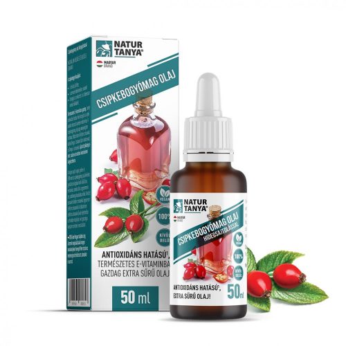 Natur Tanya  Csipkebogyómag olaj 100 % - hidegen sajtolt - 50 ml
